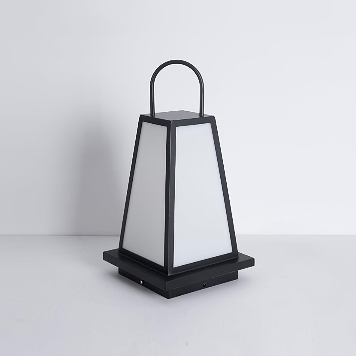 Roam Lantern Garden Outdoor Lamp Dia 9.8″ x H 19.7″ / Dia 25cm x H 50cm / Black & White / Warm Light Table lamp
