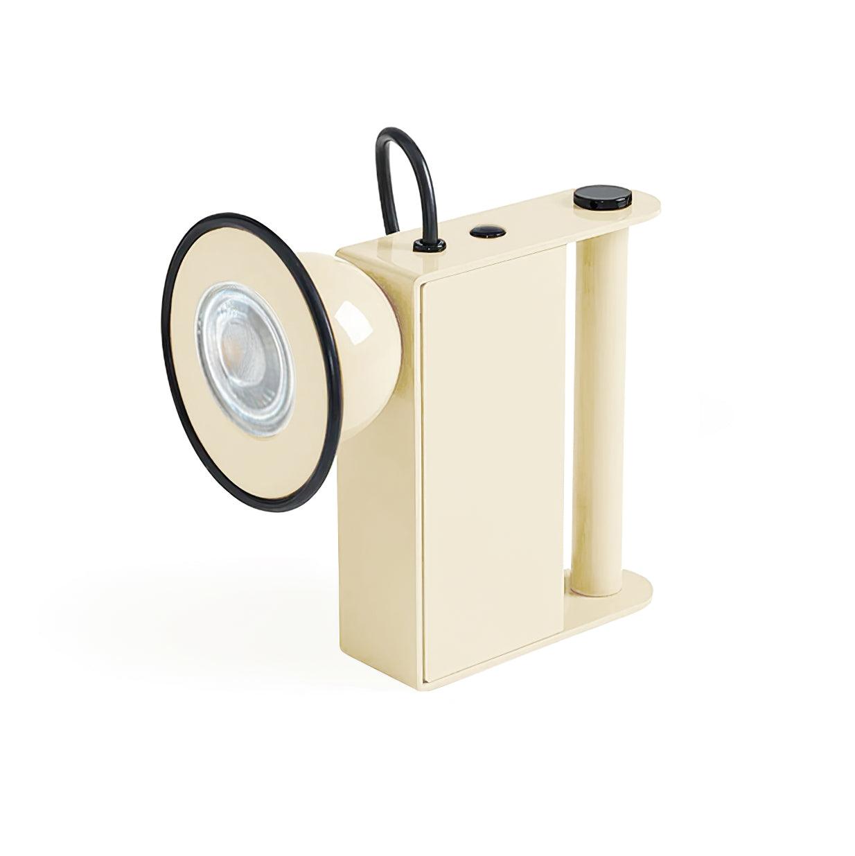 Roland Camera Table Light L 7.7″ x W 4.1″ x H 7.4″ / L 19.5cm x W 10.3cm x H 18.8cm / Beige / US Plug Table lamp