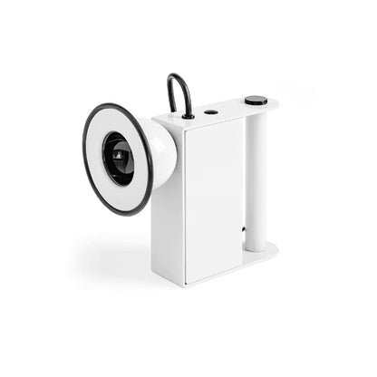 Roland Camera Table Light L 7.7″ x W 4.1″ x H 7.4″ / L 19.5cm x W 10.3cm x H 18.8cm / White / US Plug Table lamp