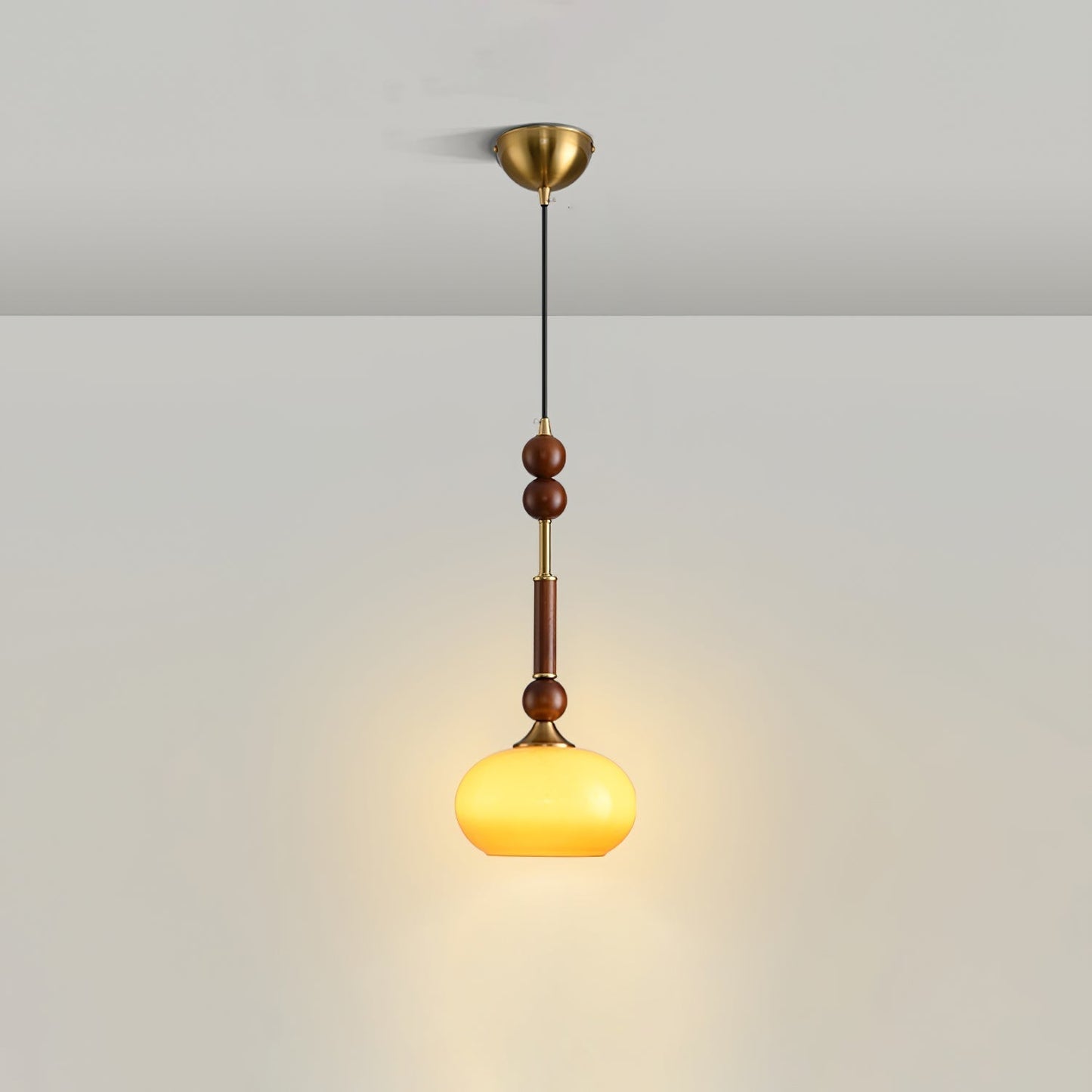 Roma Pendant Lamp Model A1: Dia 7.1″ x H 16.9″ Pendant light