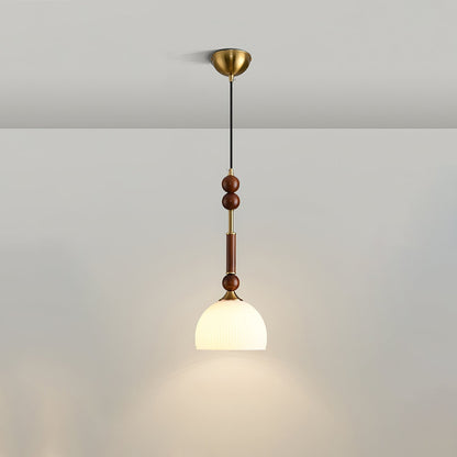 Roma Pendant Lamp Model B1: Dia 7.1″ x H 16.9″ Pendant light