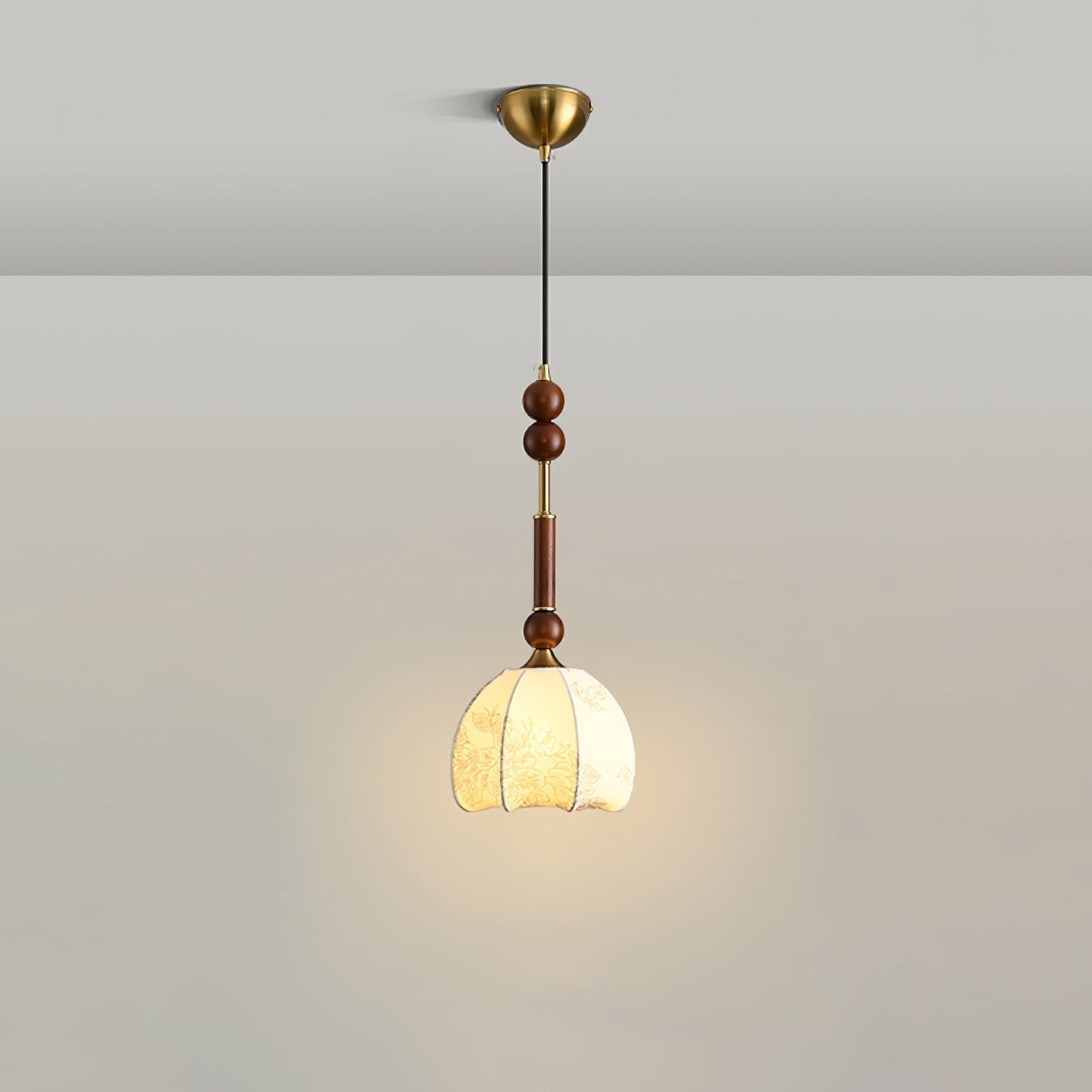 Roma Pendant Lamp Model D1: Dia 7.9″ x H 17.7″ Pendant light