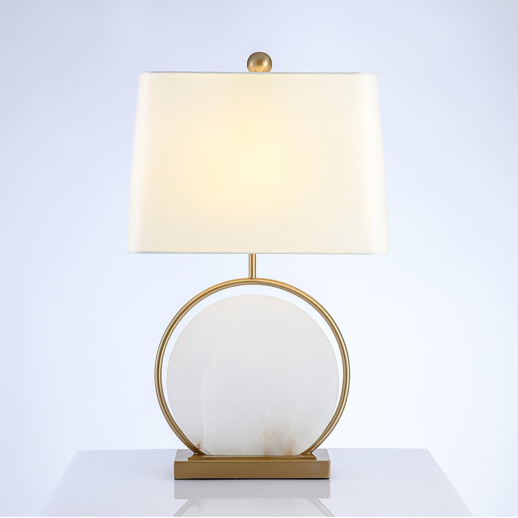 Roma White Marble Table Lamp Table lamp