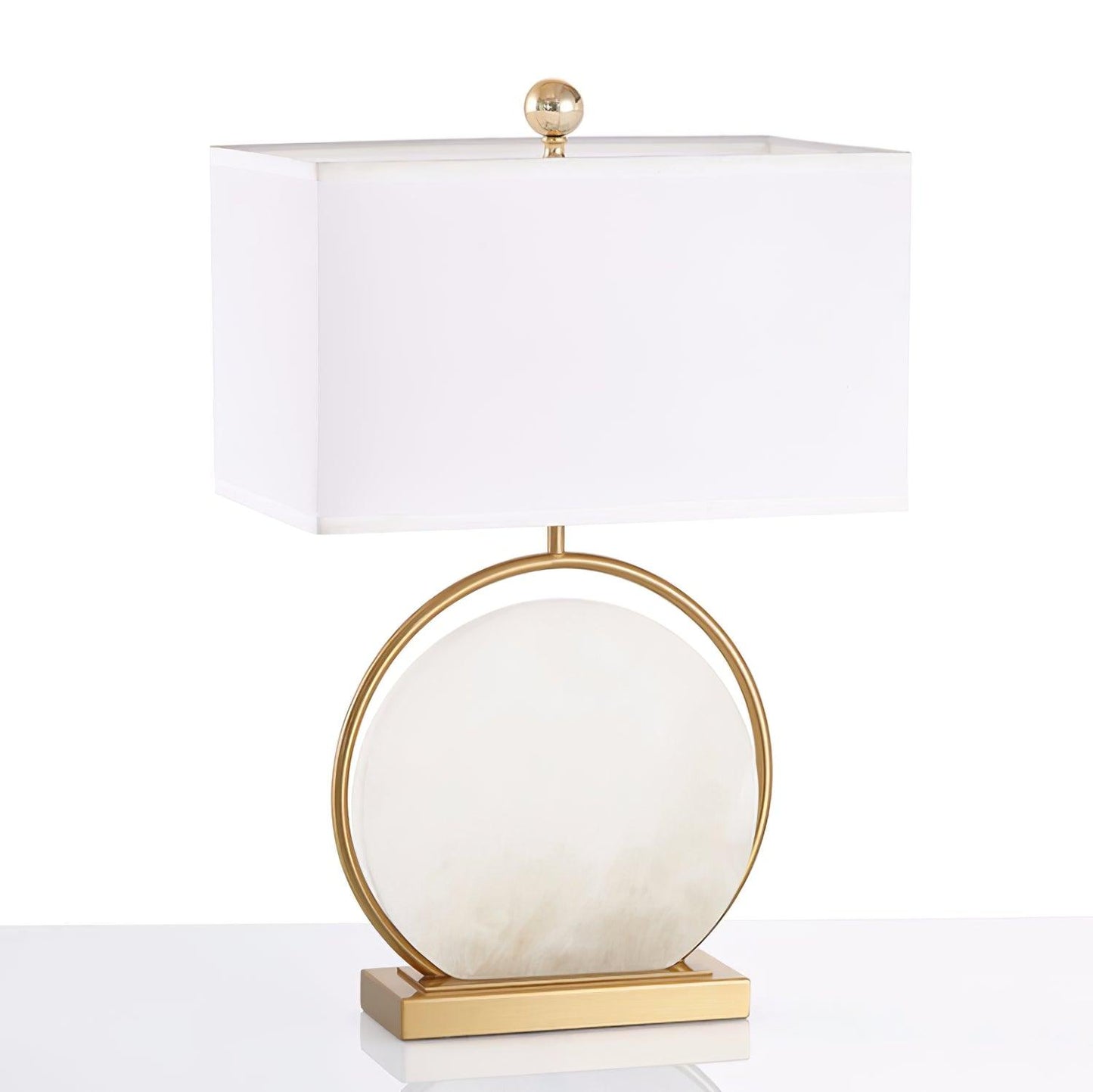 Roma White Marble Table Lamp Table lamp