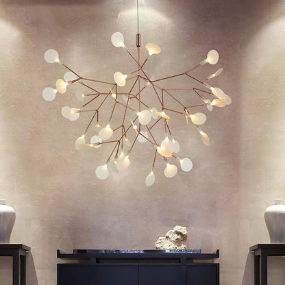 Rose Gold Firefly LED Chandelier Chandelier