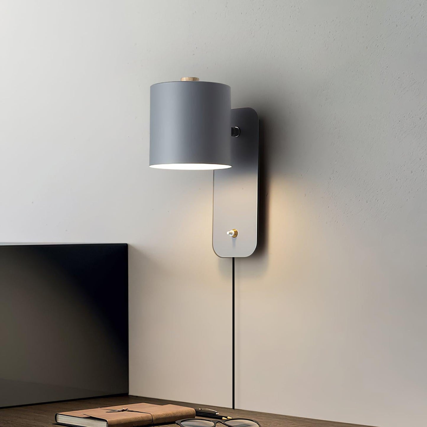 Rotatable Cylinder Plug-in Wall Lamp 1001 Wall lamp