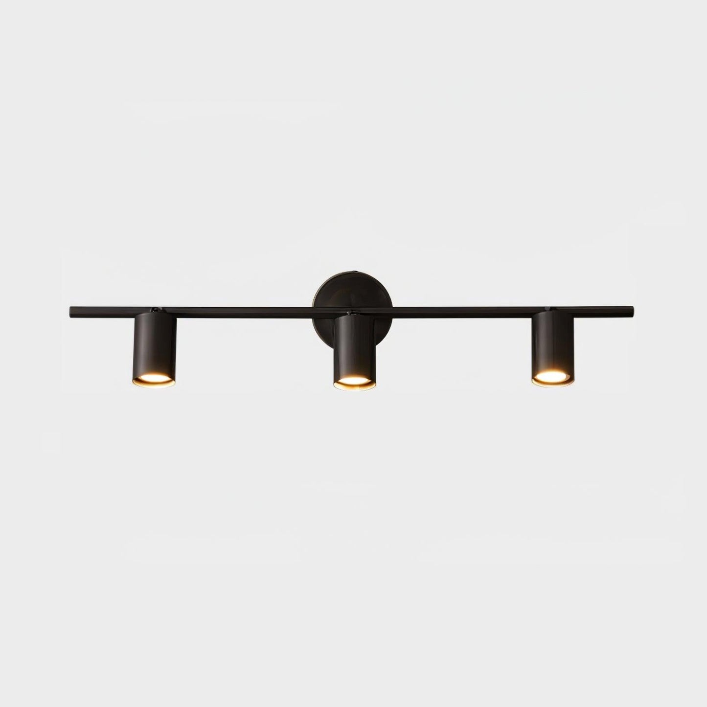Rotatable Spotlight Wall Light 3 lamps L 29.5″ x W 4.7″ x H 6.9″ / L 75 cm x W 12cm x H 17.5cm / Black brushed gold