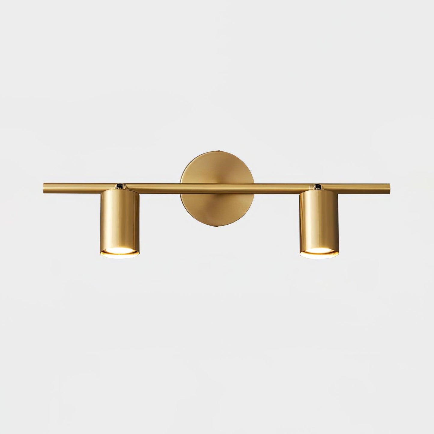Rotatable Spotlight Wall Light 2 lamps L 19.7″ x W 4.7″ x H 6.9″ / L 50 cm x W 12cm x H 17.5cm / Brass Wall lamp