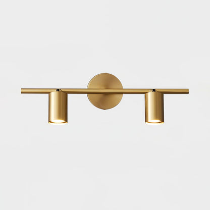 Rotatable Spotlight Wall Light 2 lamps L 19.7″ x W 4.7″ x H 6.9″ / L 50 cm x W 12cm x H 17.5cm / Brass Wall lamp