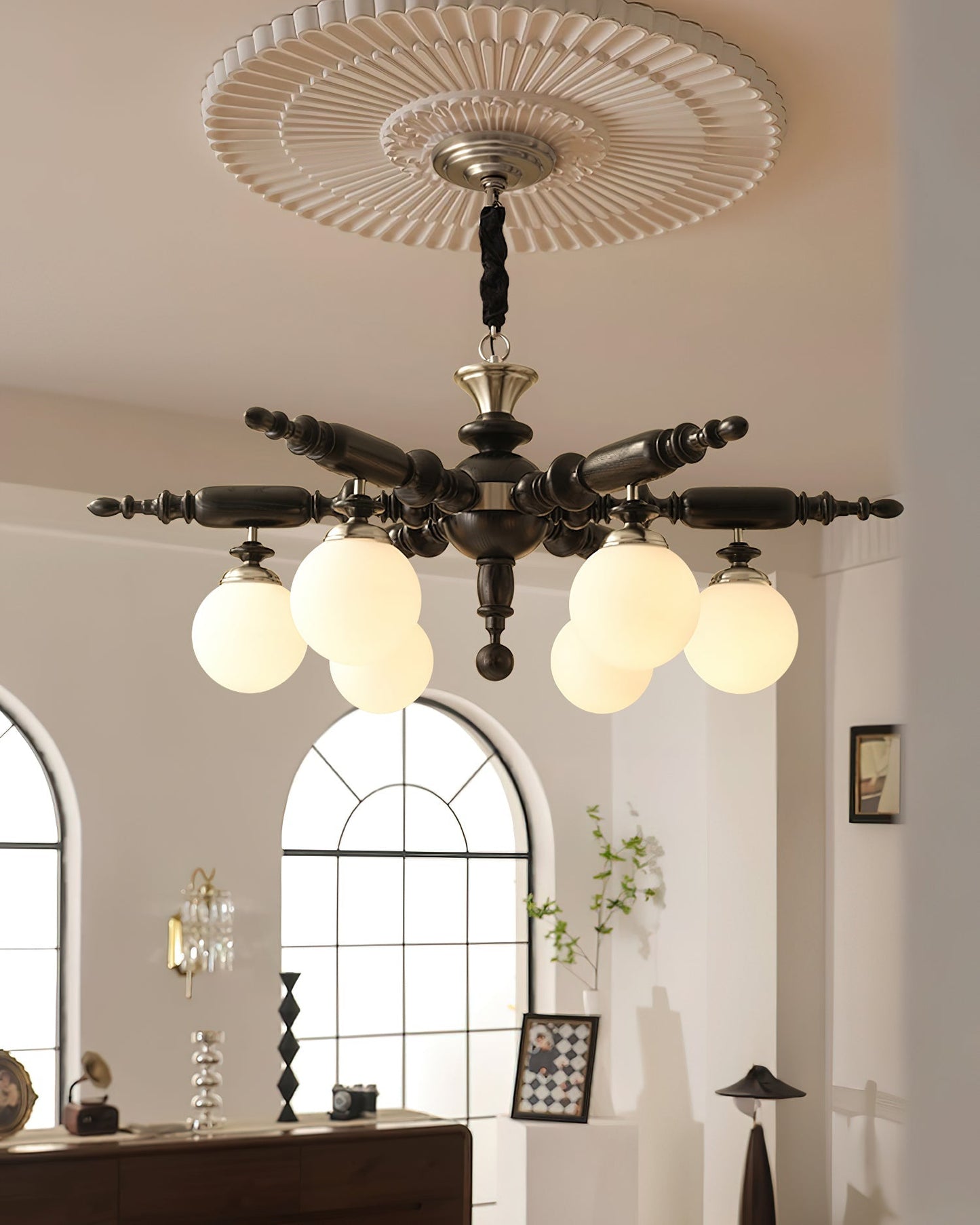 Rotating Stick Chandelier Chandelier