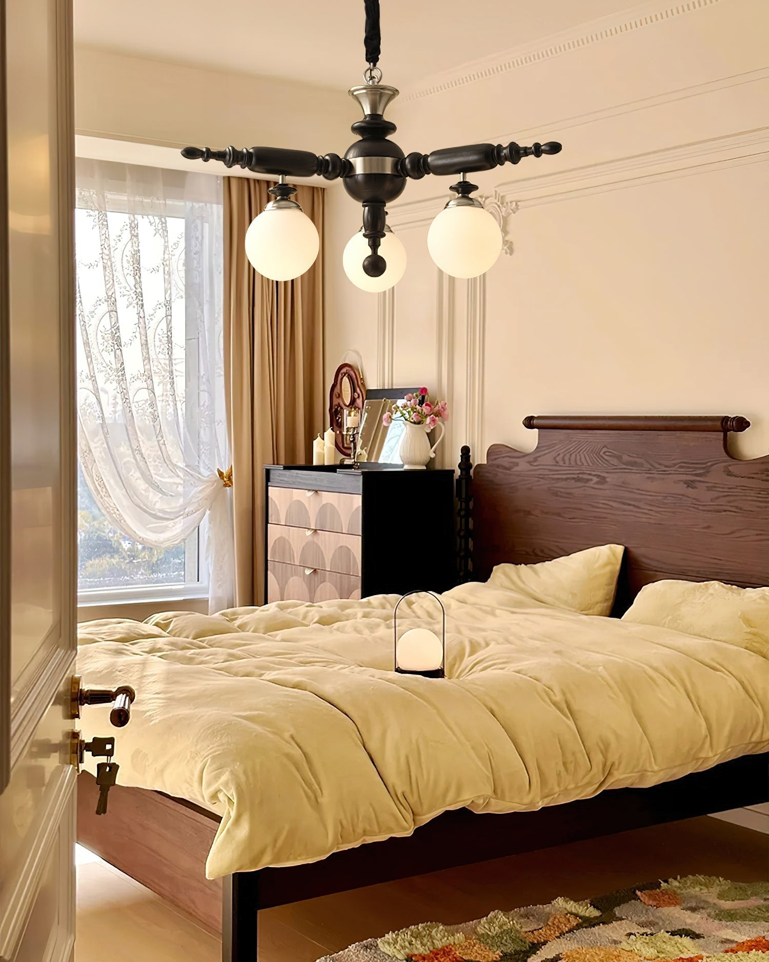 Rotating Stick Chandelier Chandelier