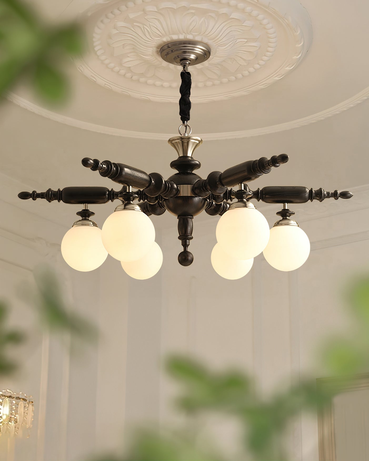 Rotating Stick Chandelier Chandelier