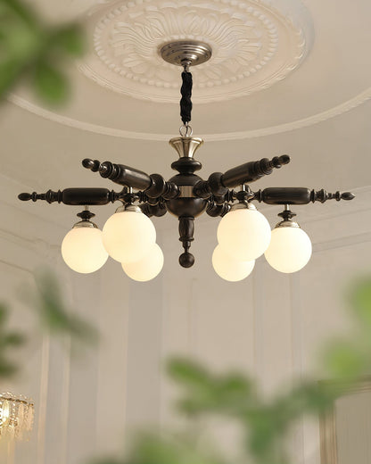 Rotating Stick Chandelier Chandelier