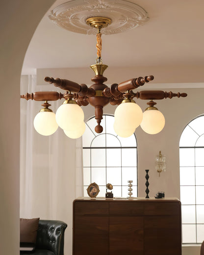 Rotating Stick Chandelier Chandelier