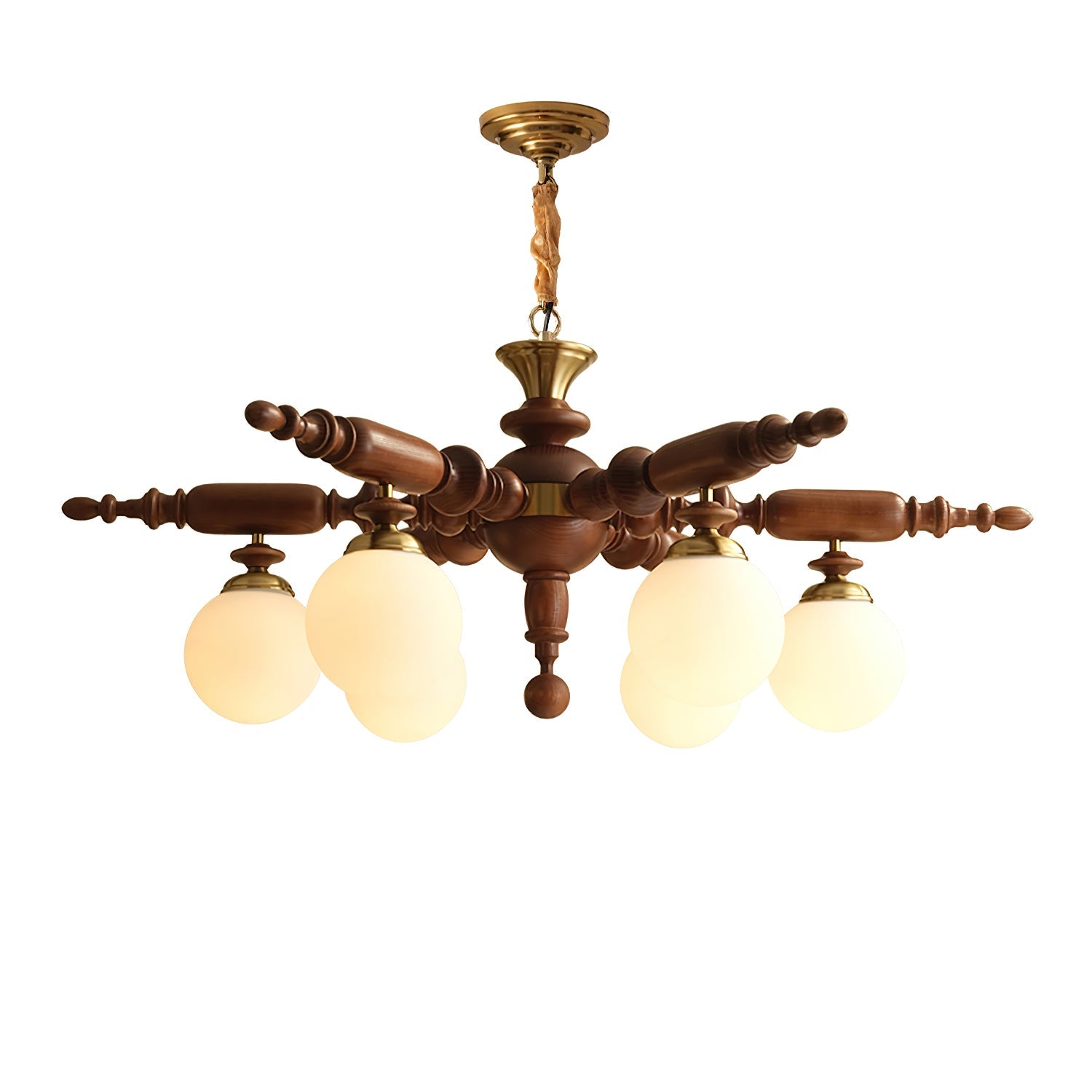 Rotating Stick Chandelier Chandelier