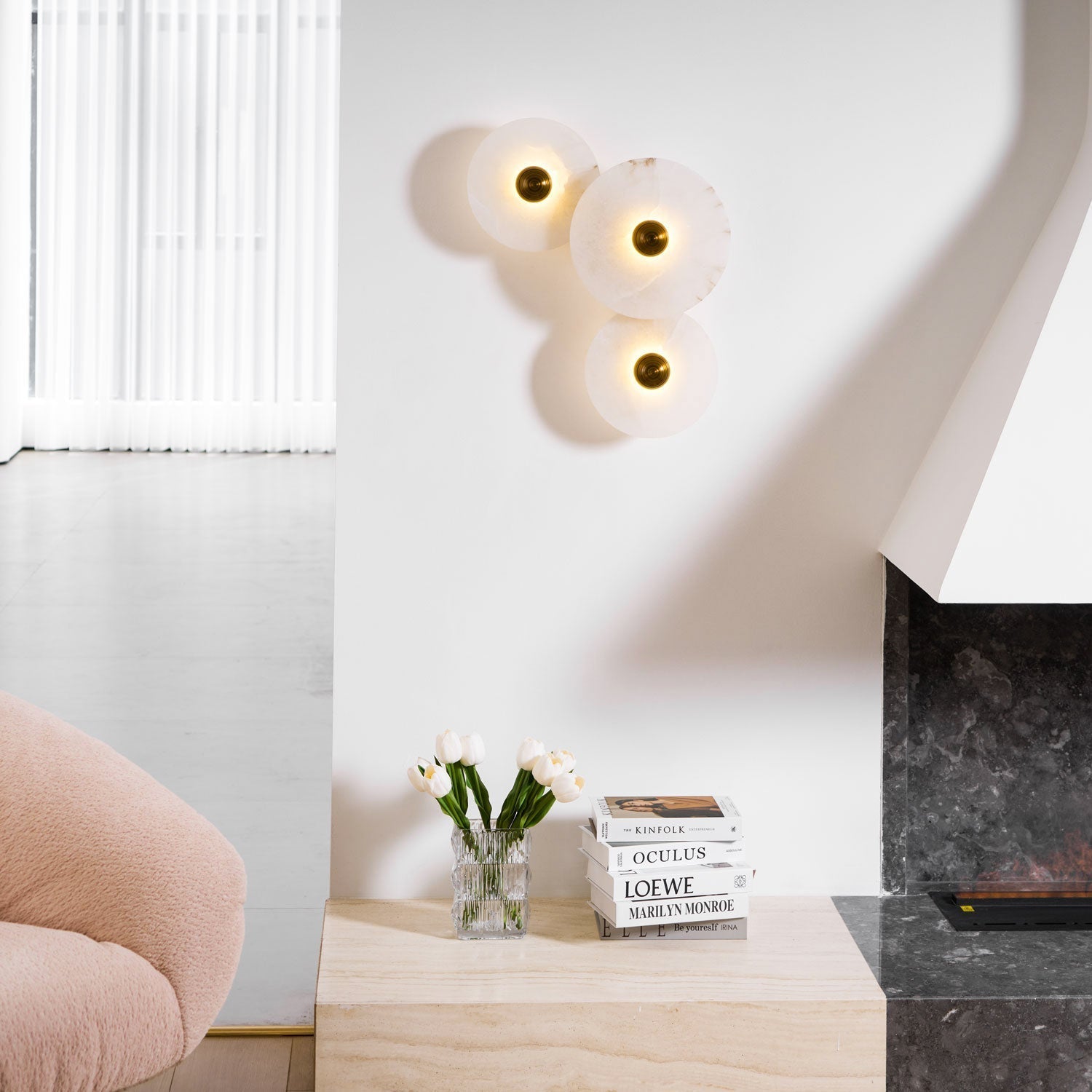 Nayra Alabaster Wall Lamp 1001 Wall lamp