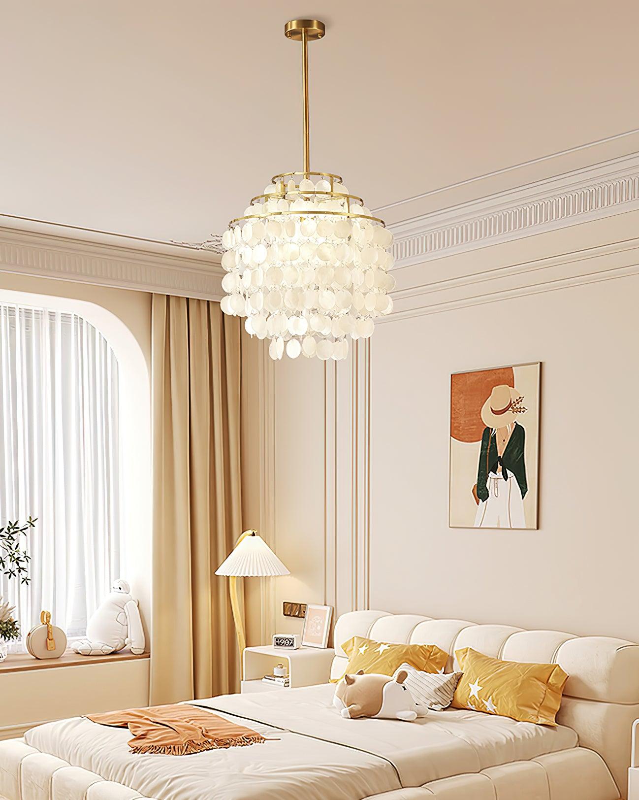Round Shell Chandelier B Chandelier