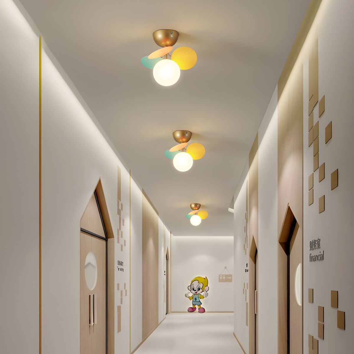 Round Macaron Ceiling Lamp Ceiling lamp