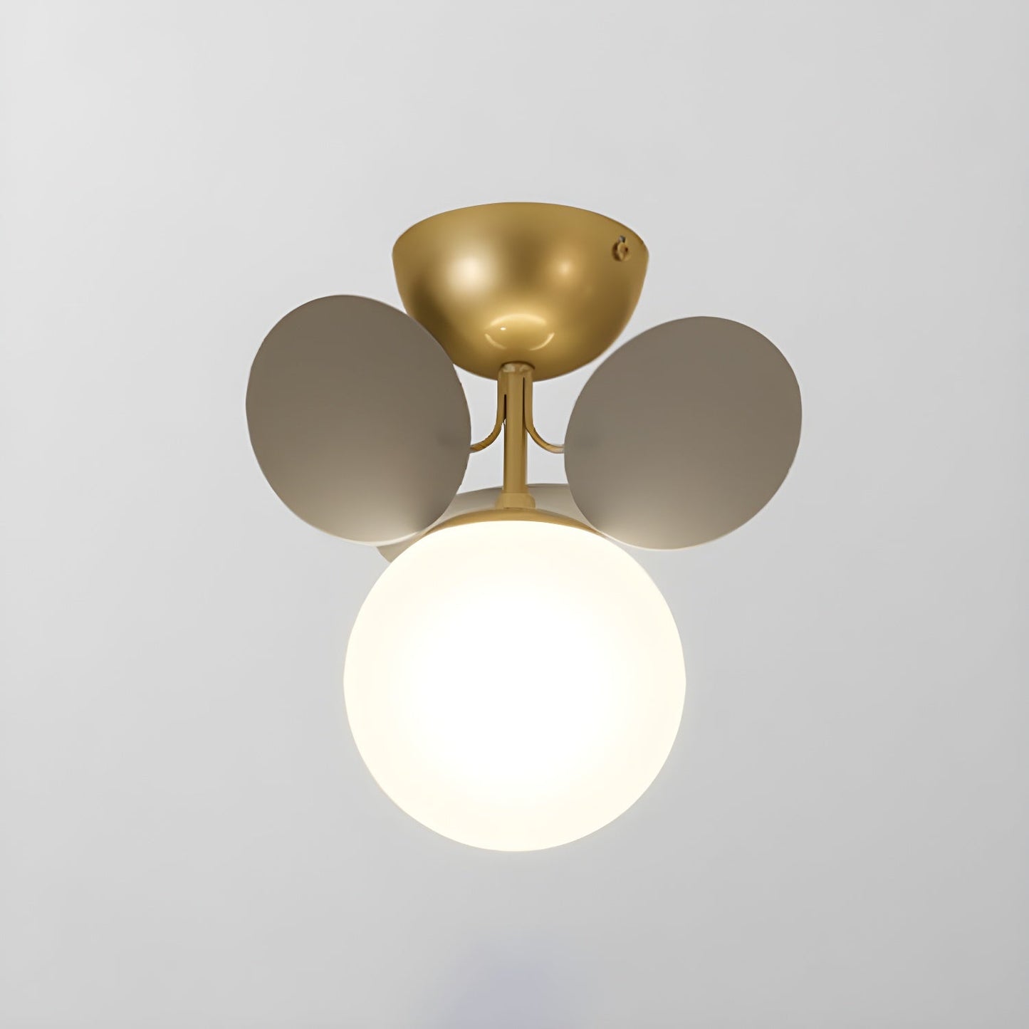 Round Macaron Ceiling Lamp 1 head ? 10″ x H 9.1″ / Grey Ceiling lamp