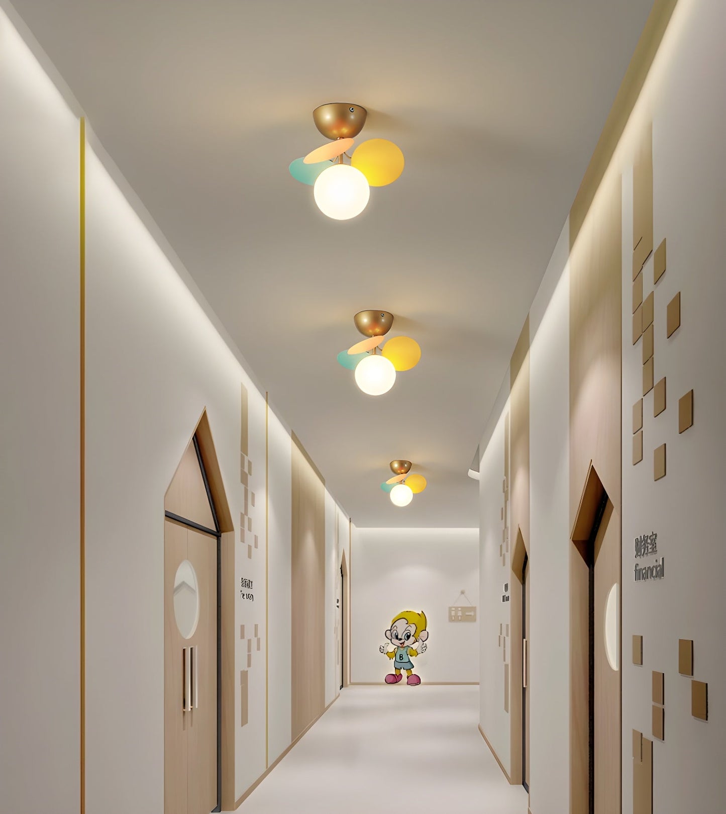 Round Macaron Ceiling Lamp Ceiling lamp