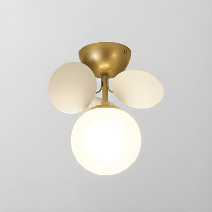 Round Macaron Ceiling Lamp 1 head ? 10″ x H 9.1″ / White Ceiling lamp