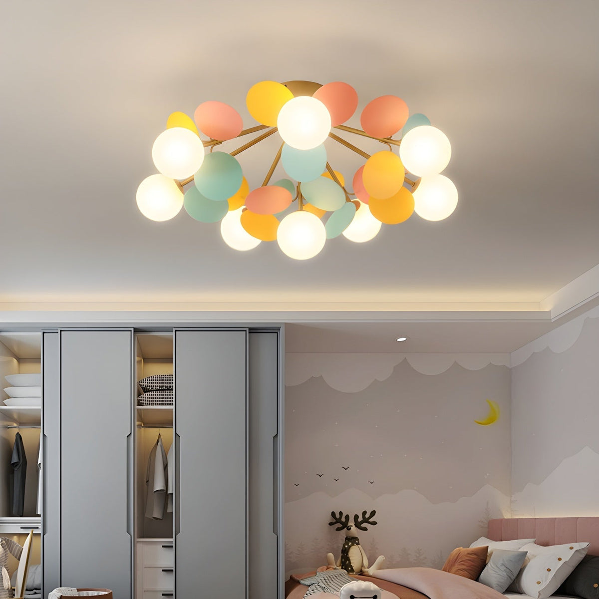 Round Macaron Ceiling Lamp Ceiling lamp