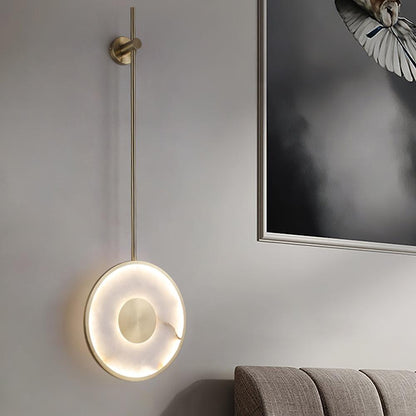Round Alabaster Wall Lamp Wall lamp