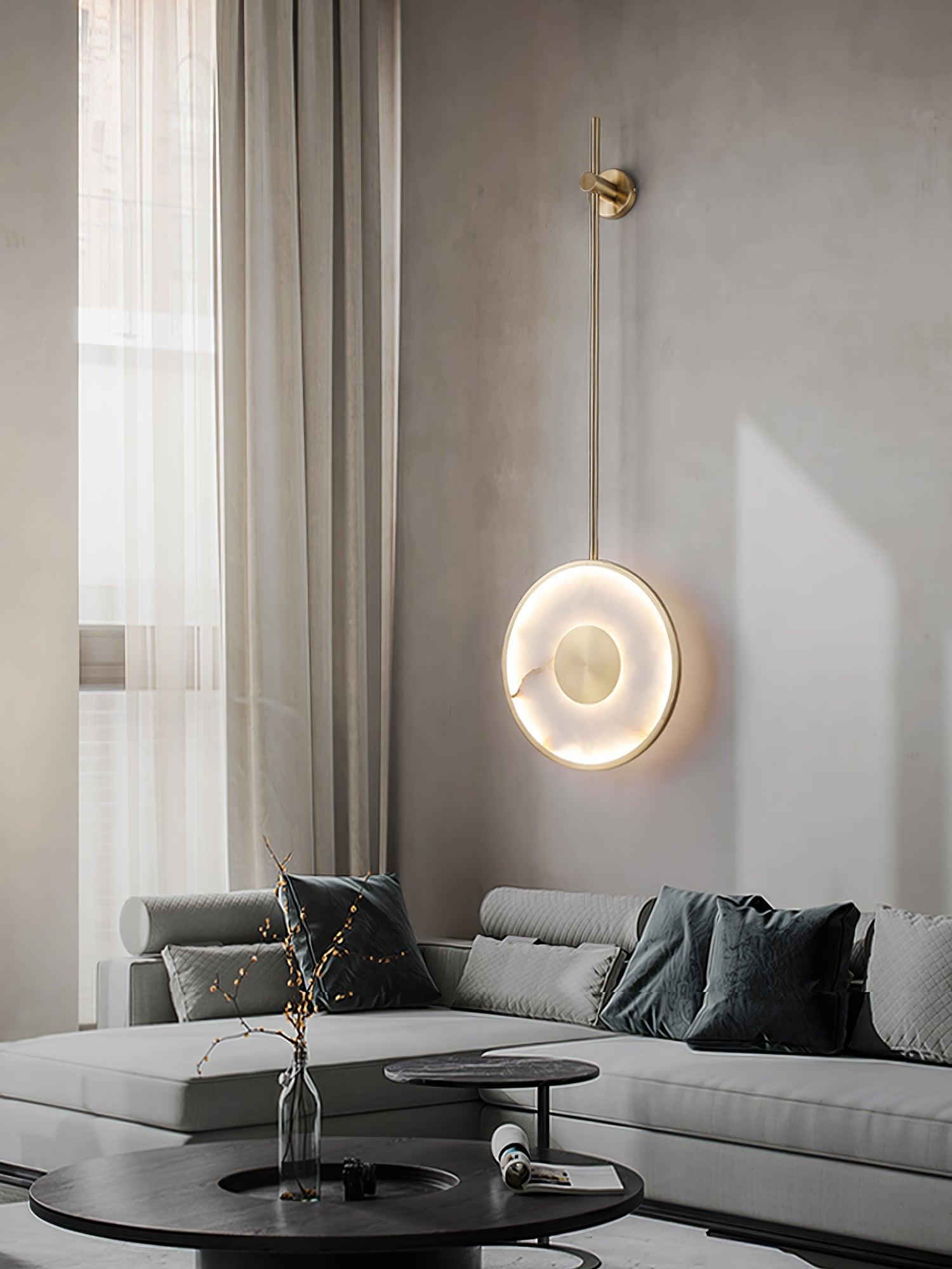 Round Alabaster Wall Lamp Wall lamp