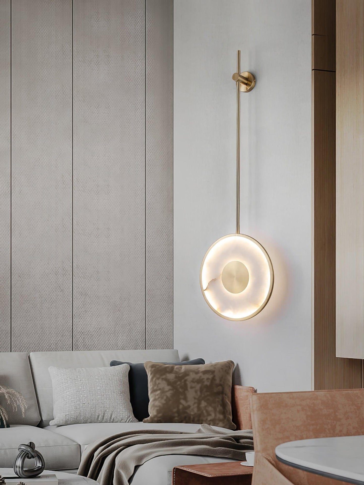 Round Alabaster Wall Lamp Wall lamp