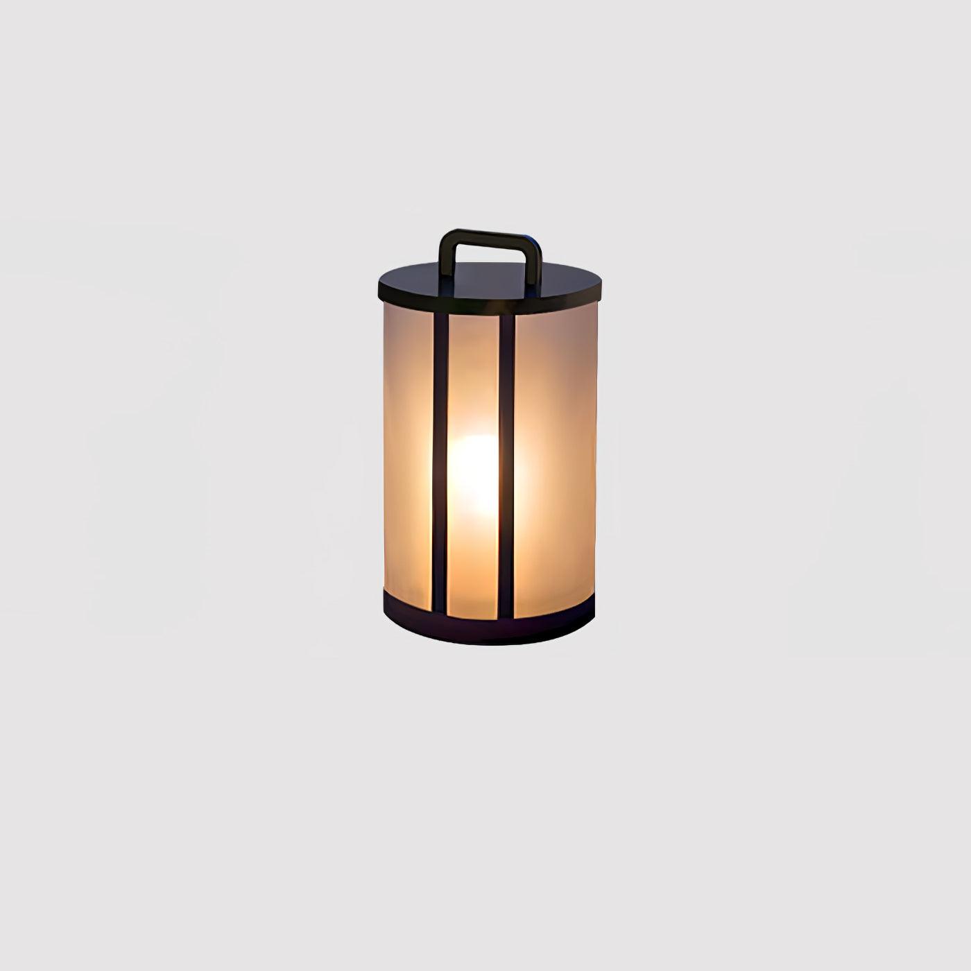 Round Pillar Acrylic Lantern Outdoor Lamp ? 11″ x H 23.6″ / Dia 28cm x H 60cm / Model A: Wired Version / Warm Light