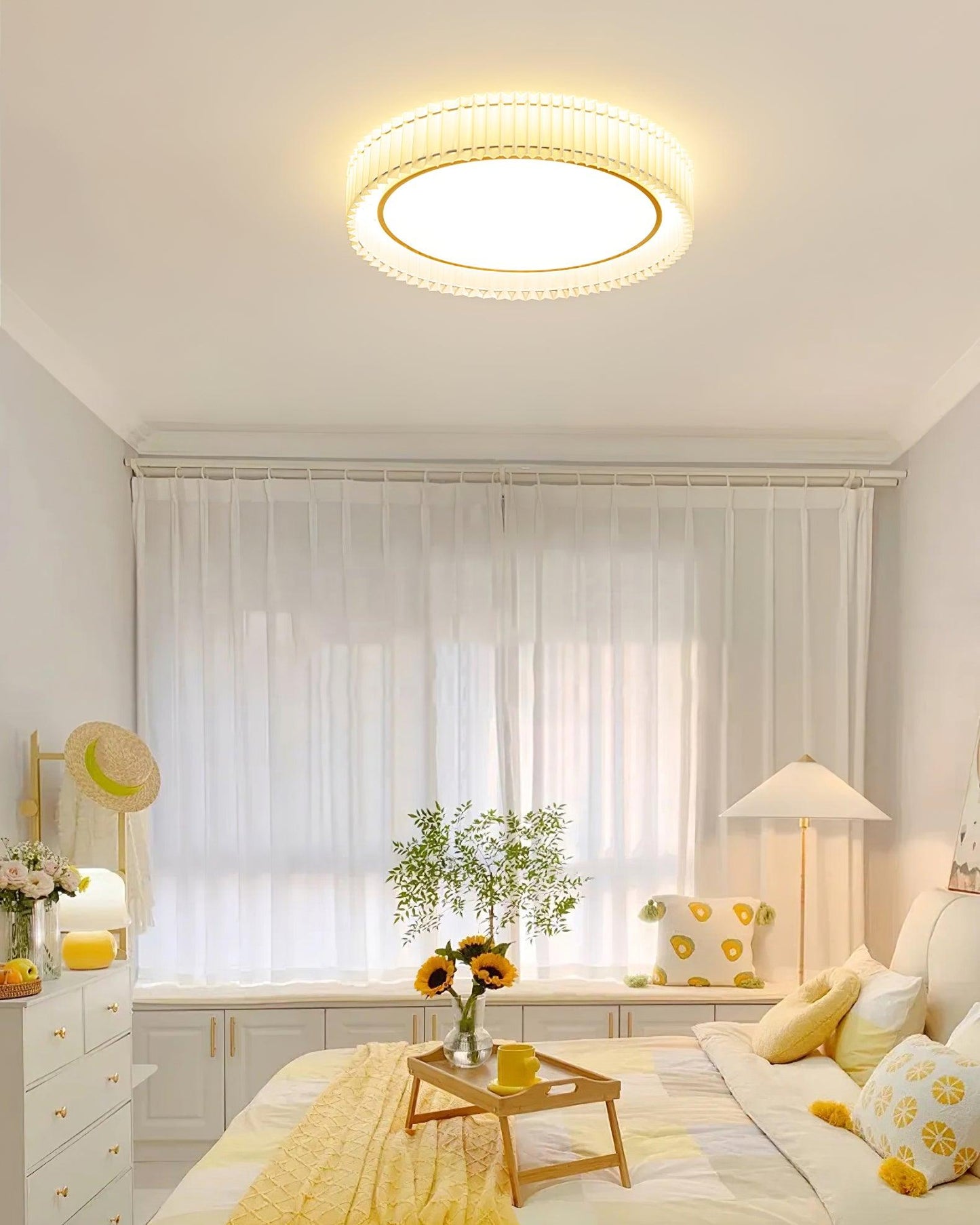 Round Pleated Ceiling Lamp Ceiling lamp