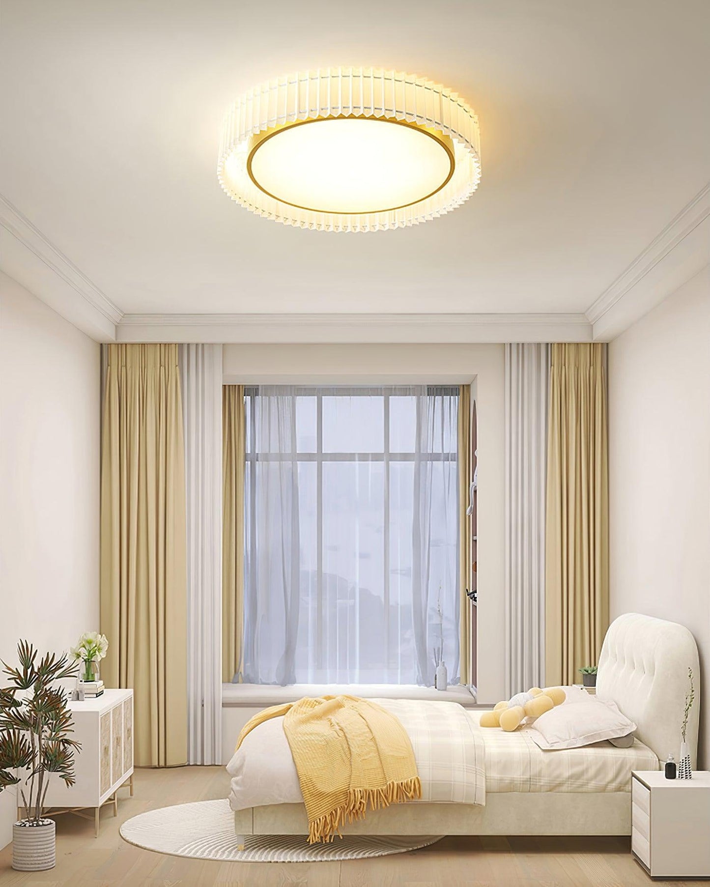 Round Pleated Ceiling Lamp Ceiling lamp