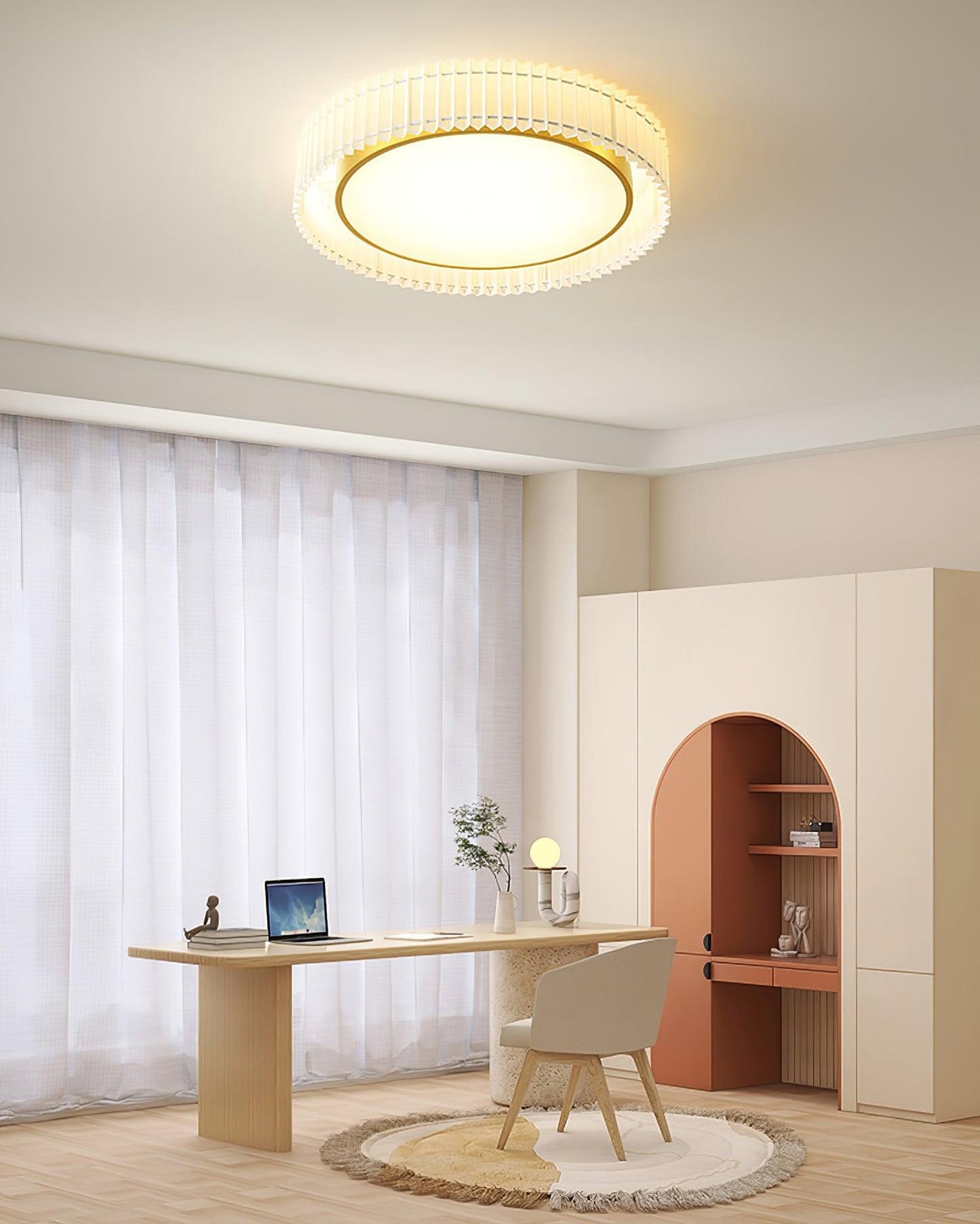 Round Pleated Ceiling Lamp Ceiling lamp