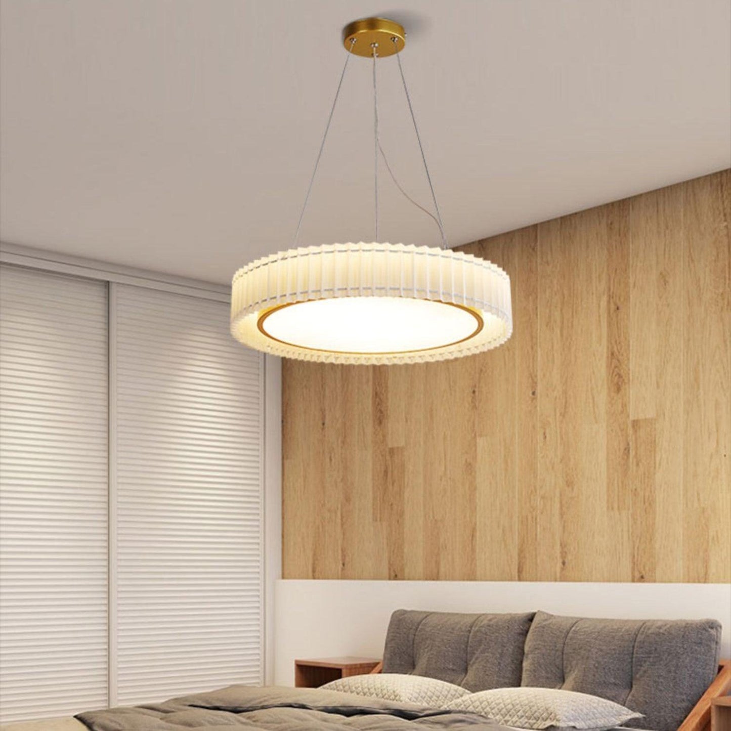 Round Pleated Pendant Lamp Pendant light