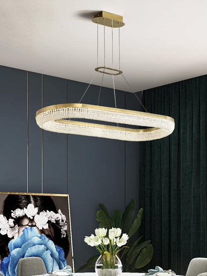 Round Ring Crystal Chandeliers Chandelier