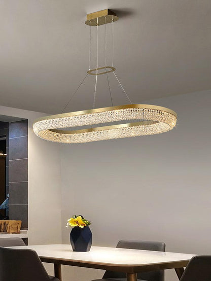 Round Ring Crystal Chandeliers Chandelier