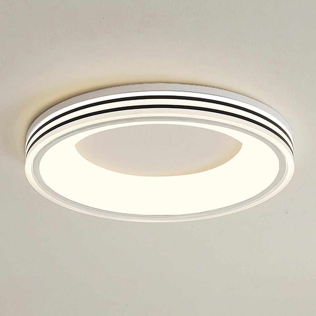 Round Shape Flush Ceiling Light Mode B: Dia 50cm x H 8cm / ? 19.7″ x H 3.1″ / White / Warm White Ceiling lamp
