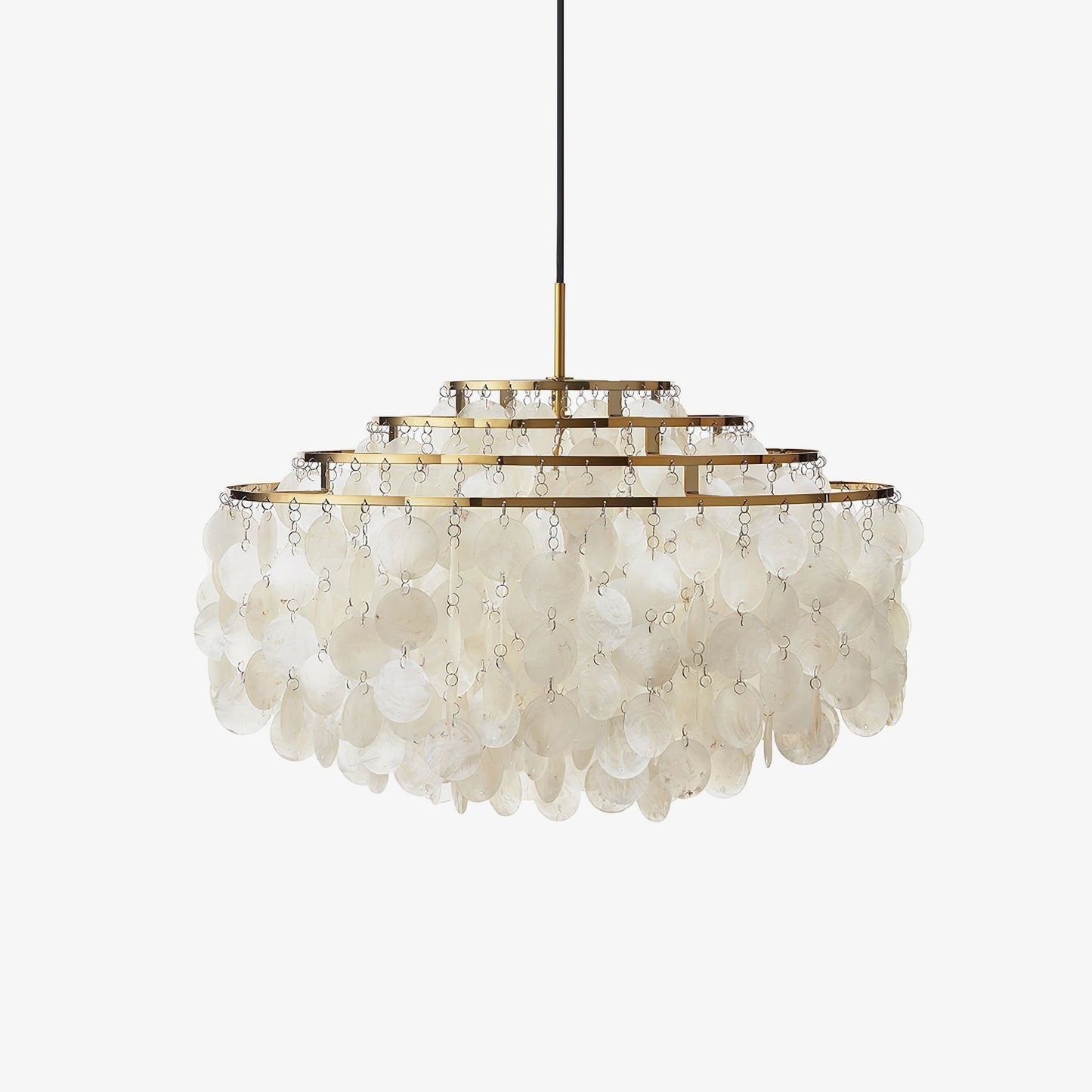 Round Shell Chandelier Chandelier