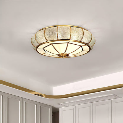 Round Textured Glass Ceiling Light Ceiling lamp