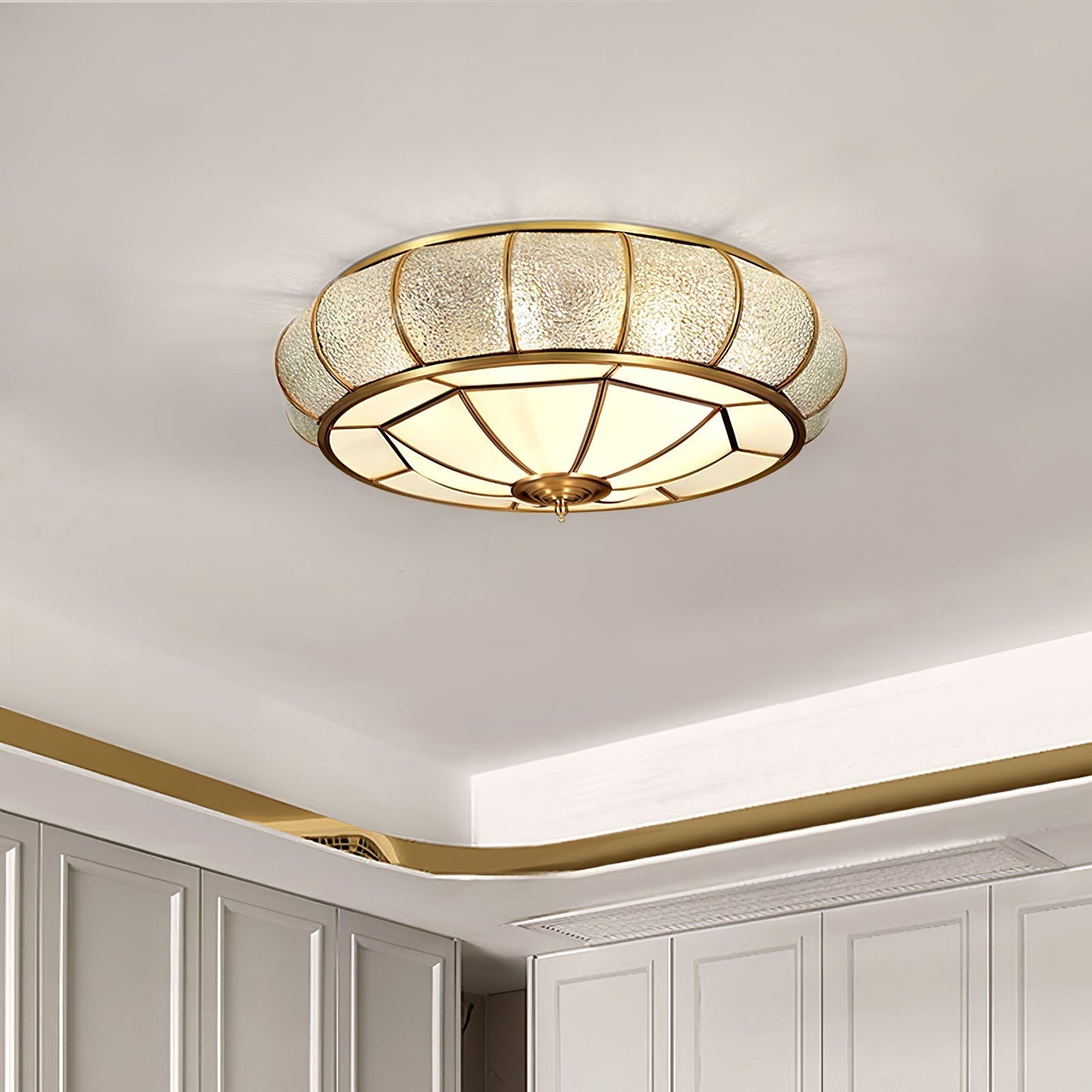 Round Textured Glass Ceiling Light Ceiling lamp