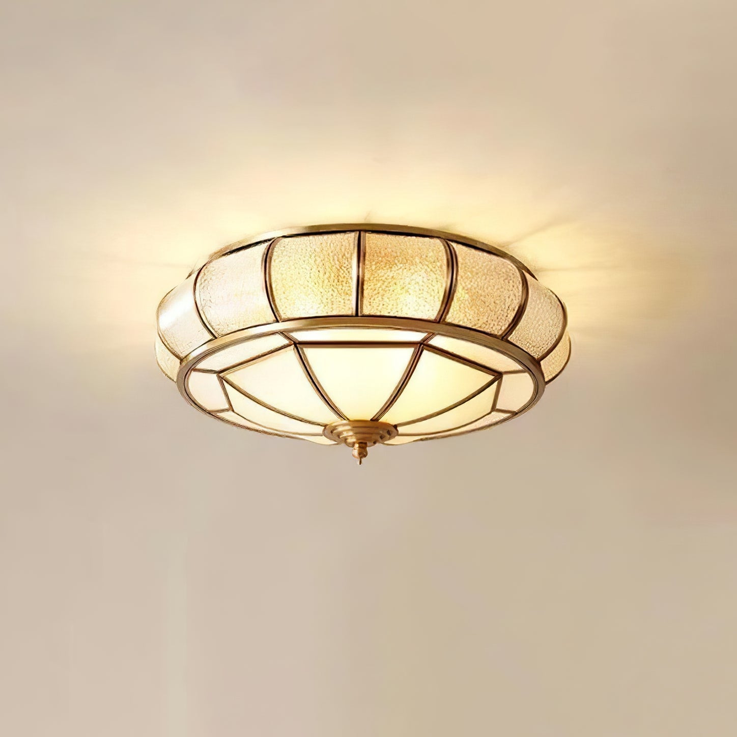 Round Textured Glass Ceiling Light Ceiling lamp