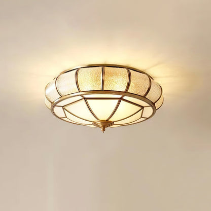 Round Textured Glass Ceiling Light Ceiling lamp