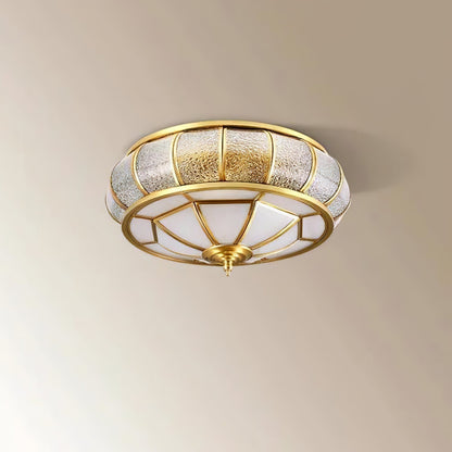Round Textured Glass Ceiling Light Ceiling lamp