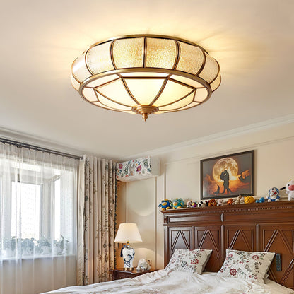 Round Textured Glass Ceiling Light Ceiling lamp