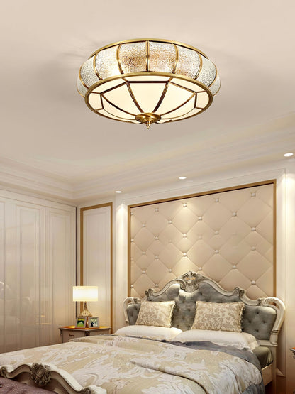 Round Textured Glass Ceiling Light Ceiling lamp