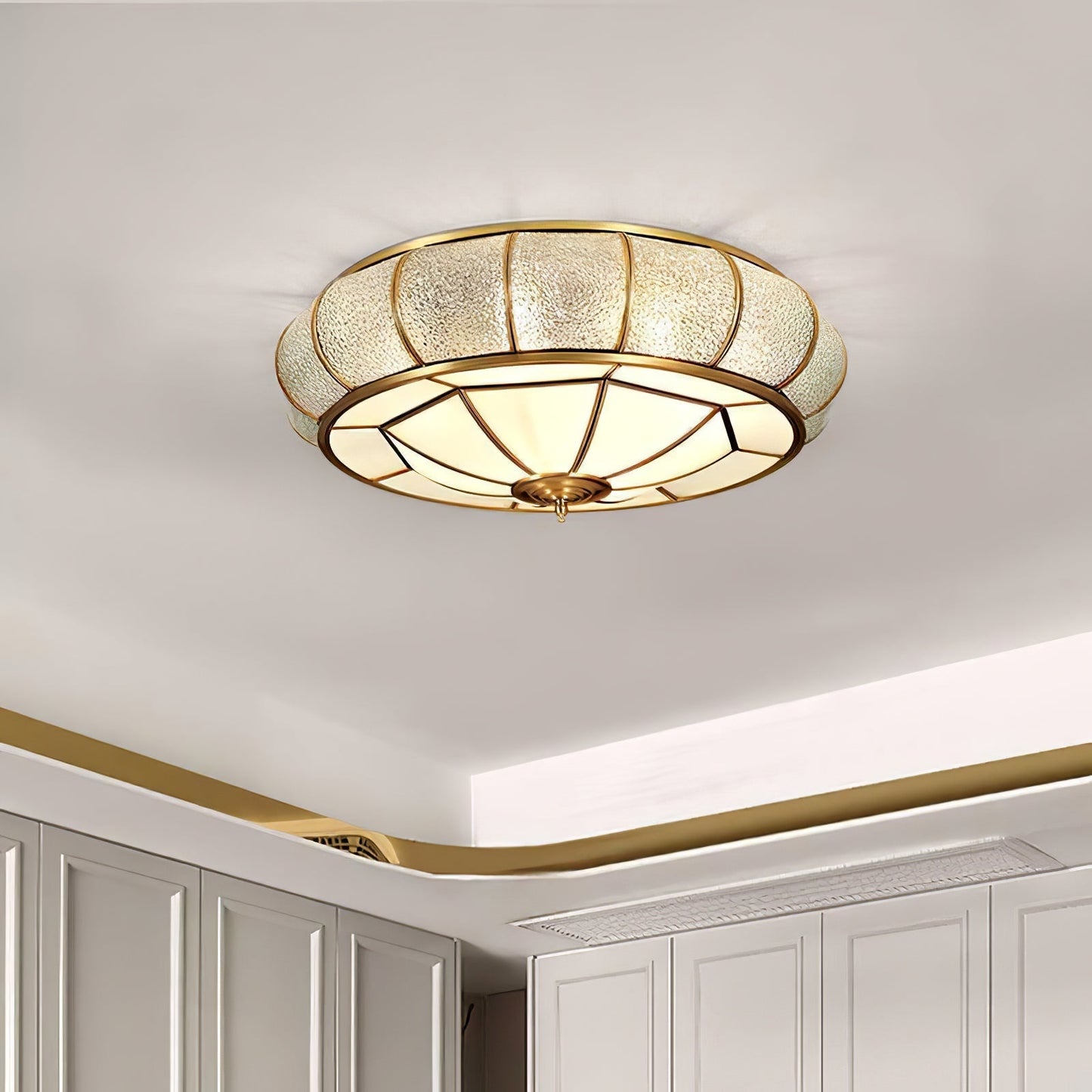 Round Textured Glass Ceiling Light Ceiling lamp