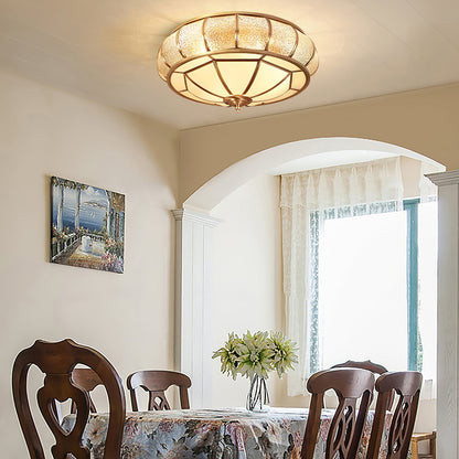 Round Textured Glass Ceiling Light Ceiling lamp