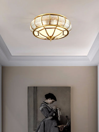 Round Textured Glass Ceiling Light Ceiling lamp