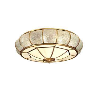 Round Textured Glass Ceiling Light Ceiling lamp