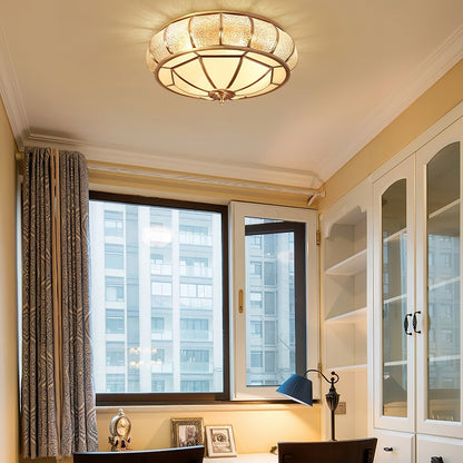 Round Textured Glass Ceiling Light Ceiling lamp
